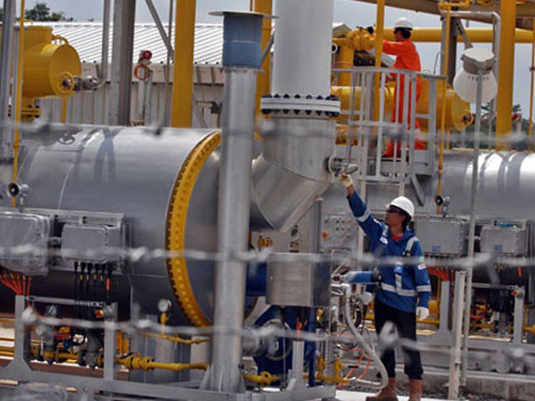 Image Gas Distribution with Network ORF and OTS Lampung